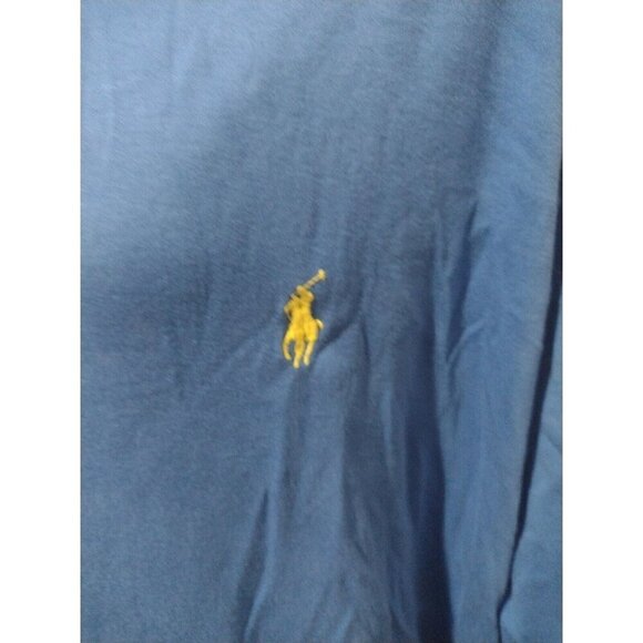 Polo Ralph Lauren Polo Shirt Adult 2XB BIG Short Sleeve Blue W/ Yellow Pony Mens - Picture 2 of 11